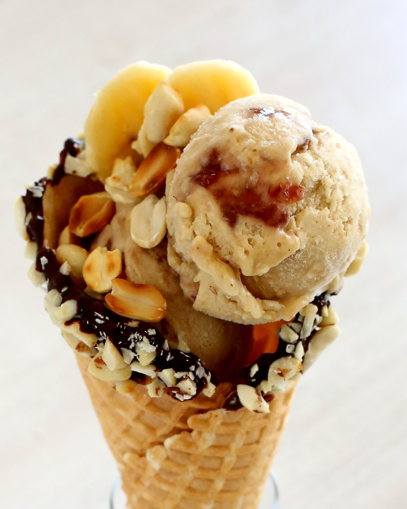 Banana PNB & J Ice Cream