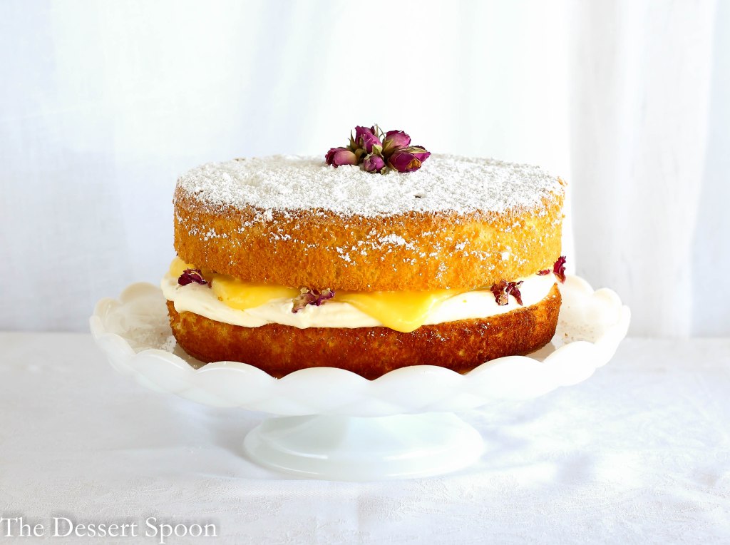 Lemon Rosewater Sponge