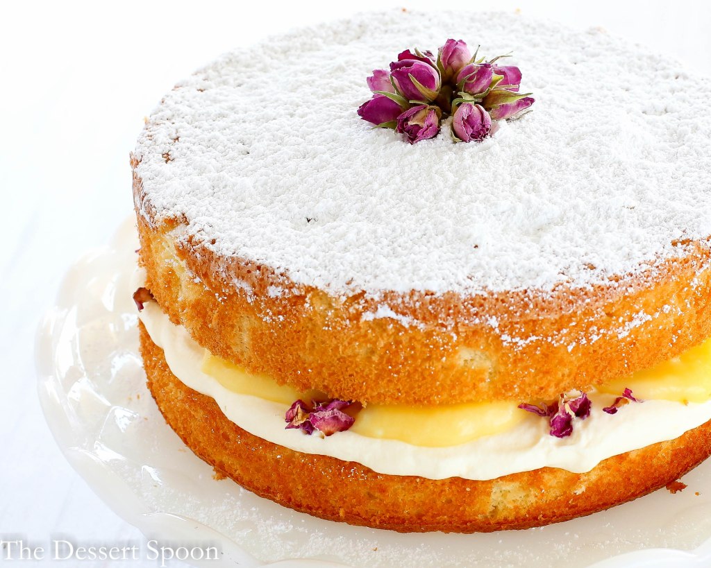 Lemon Rosewater Sponge