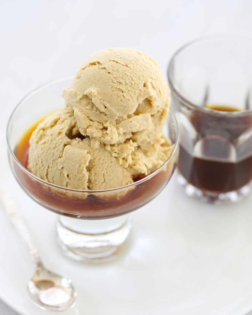 Roasted Cashew & Cardmom Ice Cream Affogato