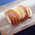 sliced brioche